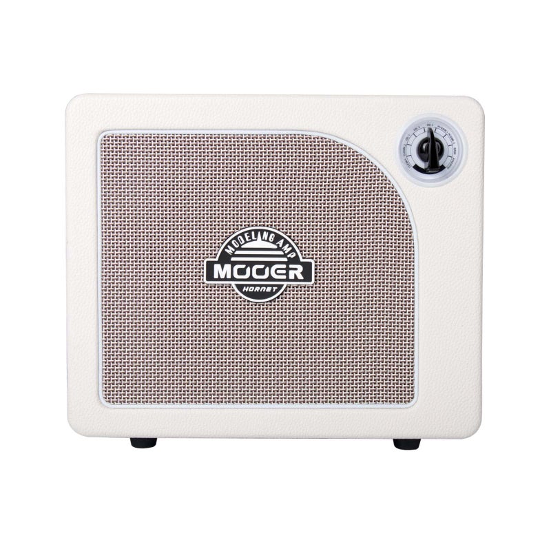 MOOER Guitar Amplifier Combo 15W, Practice Amp with 9 Digital Amp Models, 6.5" Speaker, Bluetooth, Headphone Output, for Electric/Acoustic Guitar and Bass-Hornet White - Image 1